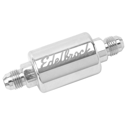 EDELBROCK 8129 Edelbrock 8129 Polished Aluminum Fuel Filter