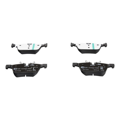ATE 607326 ATE Semi-Metallic Rear Disc Brake Pad Set 607326 for Jaguar, Land Rover, Volvo