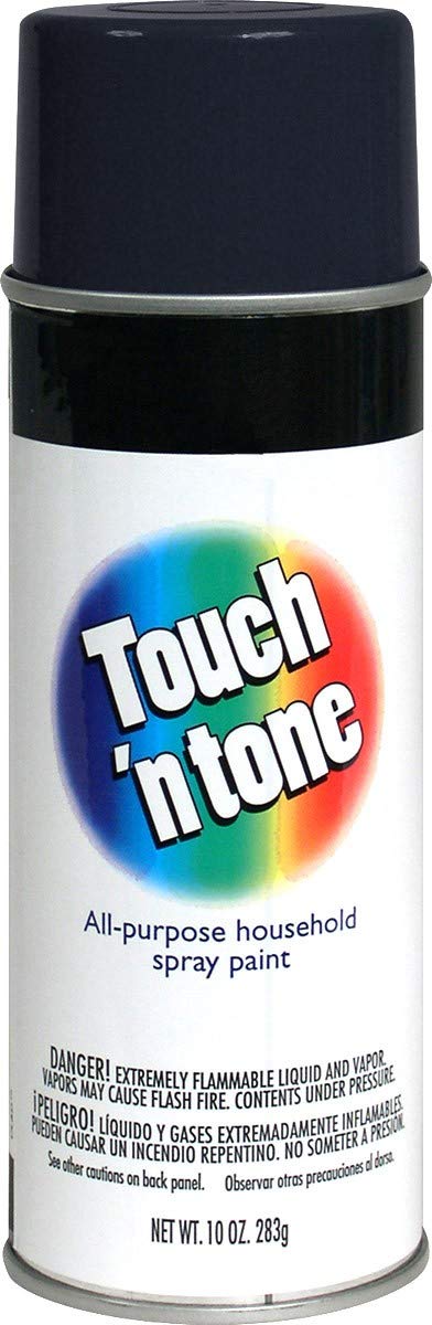 AP PRODUCTS 003-55275 Touch N Tone Spray Paint 55275830, 10 oz, Flat Black