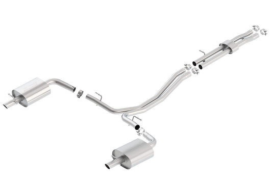 BORLA 140659 BORLA 140659 Cat-Back Performance Exhaust System for 2016-2017 Ford Explorer Sport 3.5L V6 EcoBoost Automatic Transmission All Wheel Drive 4 Door. Tips NOT Included. Use AZ812Factory Valance/Tips.