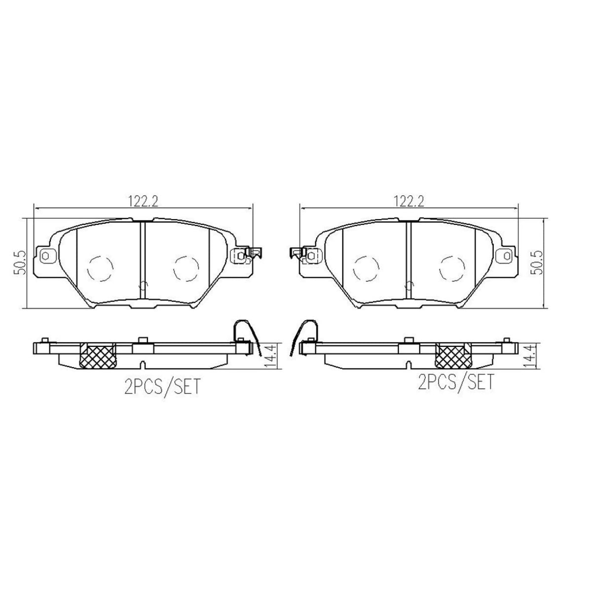 BREMBO P49062 Brembo P49062 BRAKE PAD