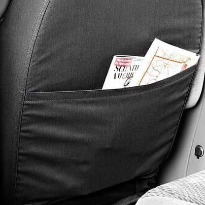 COVERCRAFT SS8479PCCH Covercraft Polycotton Seat Saver Custom Seat Covers, Charcoal