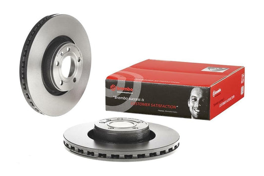 BREMBO 09C89511C02 Brembo 09.C895.11 UV Coated Pillar Vented Front Brake Rotor AUDI/AUDI (FAW) OE# 4F0615301E