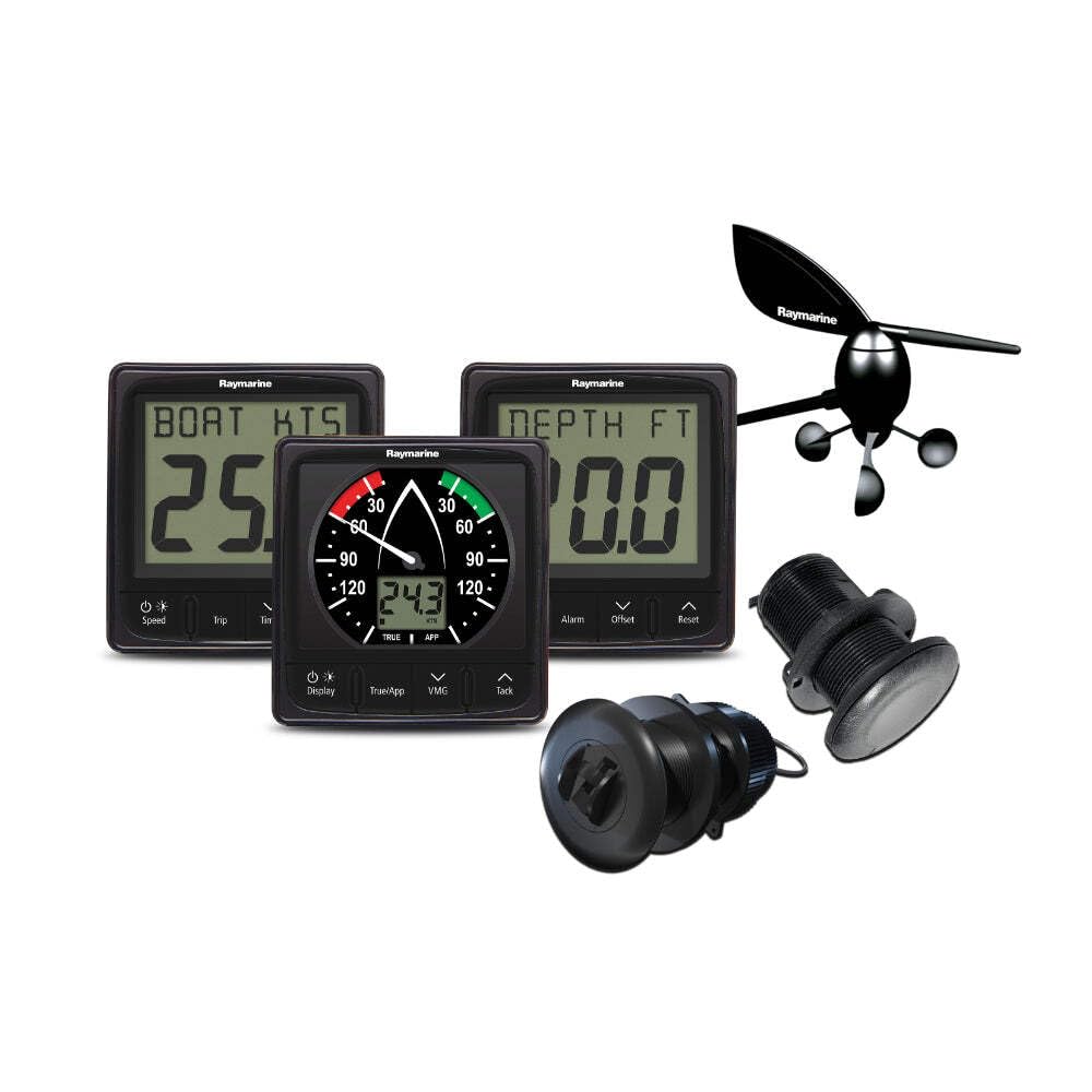RAYMARINE T70584 Raymarine i50/i60 Wind, Speed, Depth System Pack w/Transducers