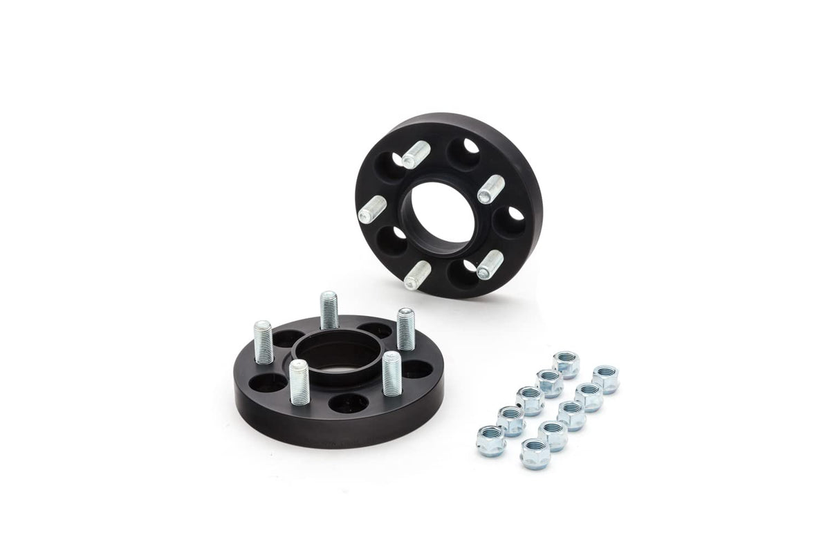 EIBACH S90-4-25-063-B Eibach Pro-Spacer System Black Spacer S90-4-20-044 (25 mm Pair) Compatible with Ford Mustang Ecoboost / V6 / GT 2015