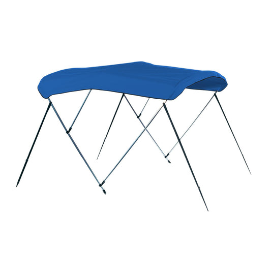 Carver A5469UB-4 CARVER A5469UB-04 6'L 3-Bow Round Tube Bimini Top Kit - 54" H, Fits 67"-72" W, Pacific Blue