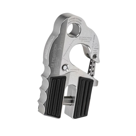FACTOR 55 00250-05 Factor 55 00250-05 Ultrahook Winch Hook Closed System Shackle Max Load 16,000 lbs ULT Strength Shackle Pin Mount 48,000 lbs Offroad 4x4 Adventure – Silver