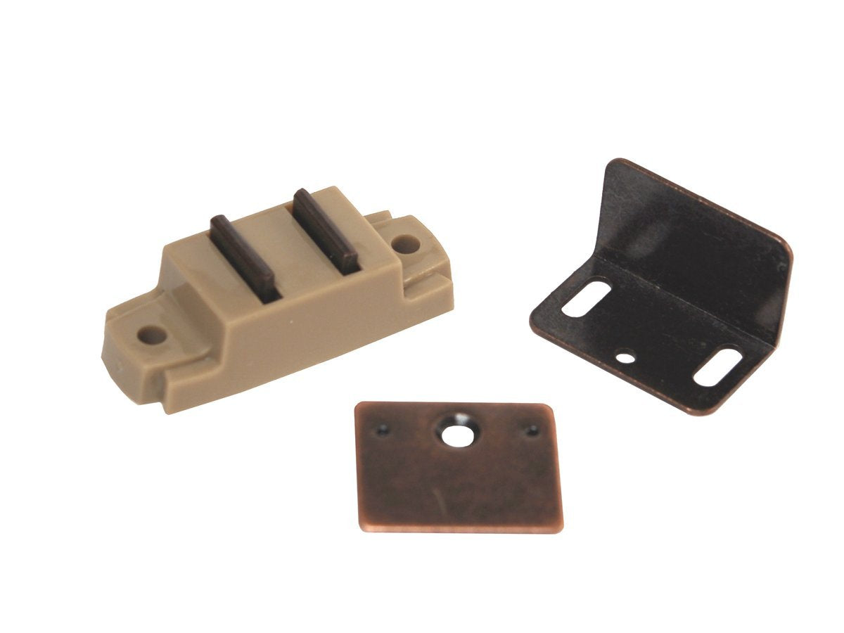 RV DESIGNER H210 RV Designer H210, Magnetic Catch with Flat and Right Angle Plates, Cabinet Hardware