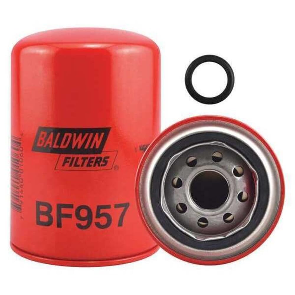 BALDWIN FILTERS BF957 Baldwin Filters Fuel Filter, 5-7/16 x 3-11/16 x 5-7/16 In