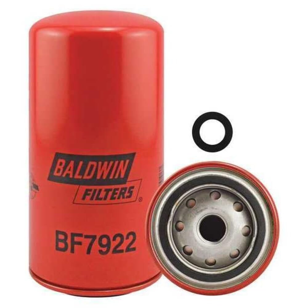 Baldwin Filters BF7922 Fuel Filter, 7-7/32 x 3-11/16 x 7-7/32 in, Red