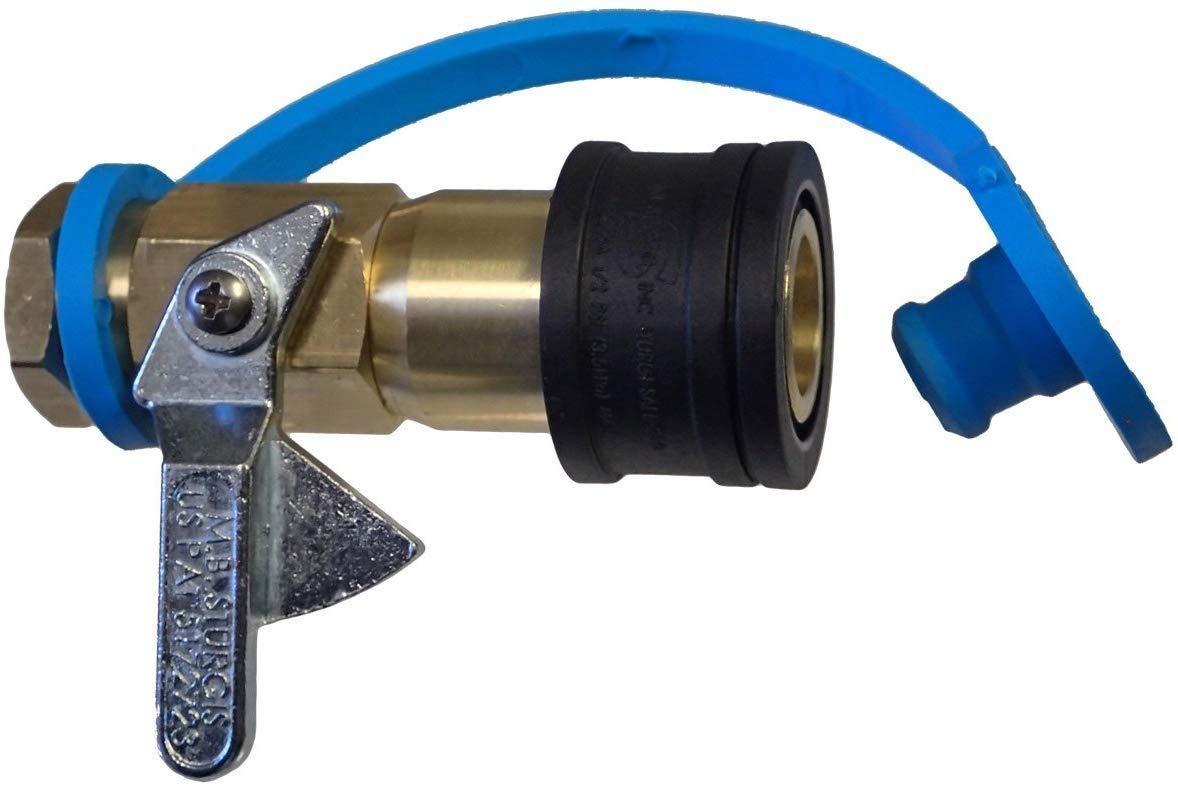 MB STURGIS 104052-MBS Mb Sturgis 104052-MBS 1/4' MODEL 250 BALL VALVE QUICK DIS