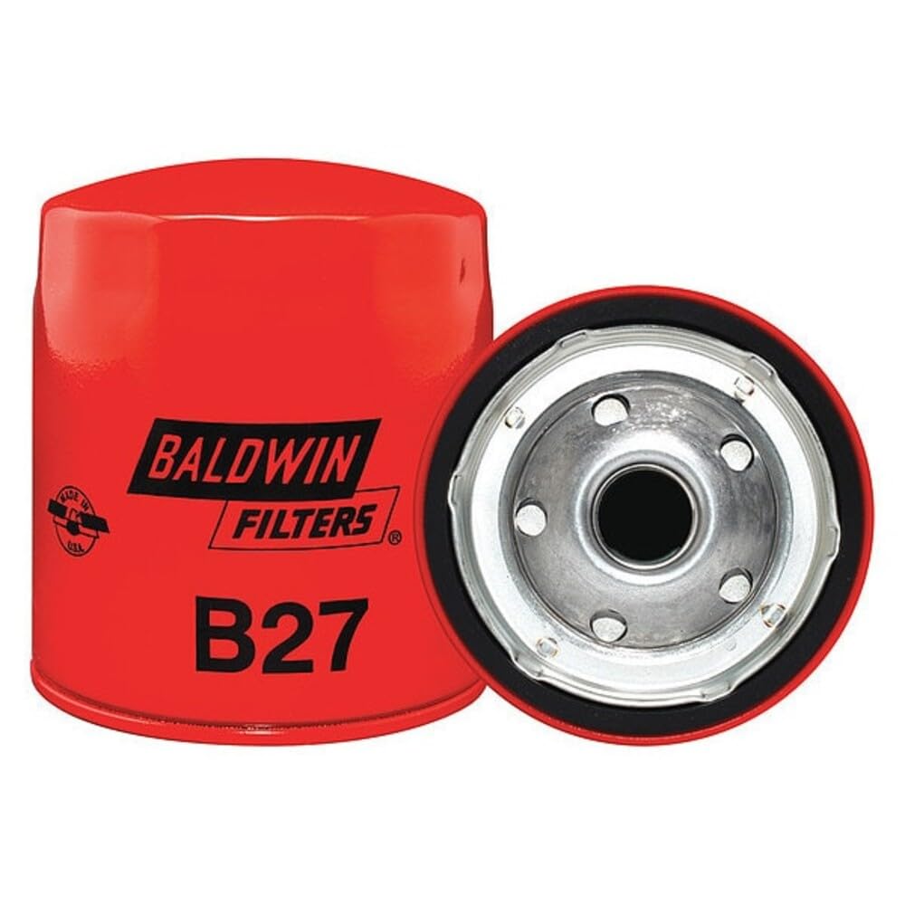 BALDWIN FILTERS B27 Baldwin Filters Oil Filter, Spin-On, Full-Flow
