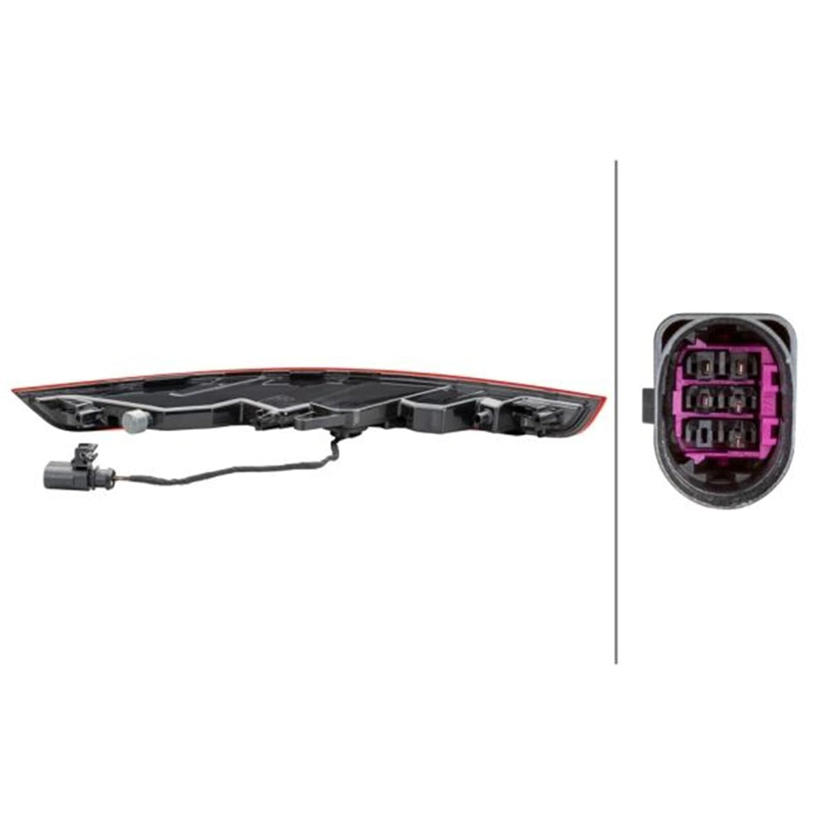 Hella 011501141 Tlmp Rh Bk Up Assm Led Porsche Macan 14-18