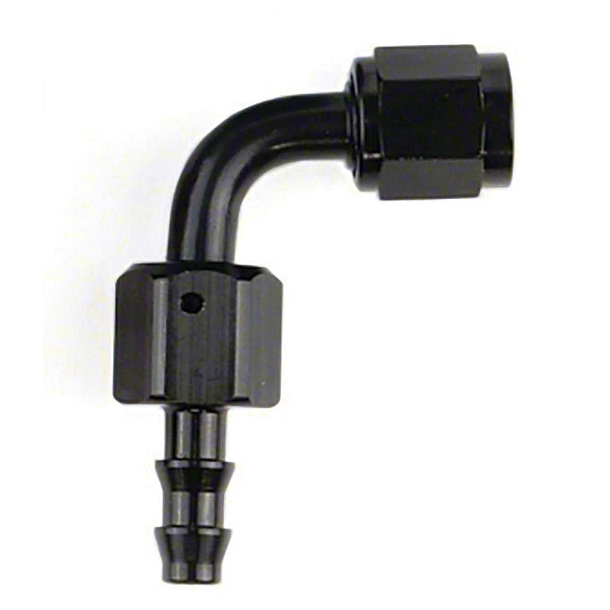SPEEDFX 520690BK Speedfx 520690BK -6AN X 90 BLK PUSH-ON HOSE END