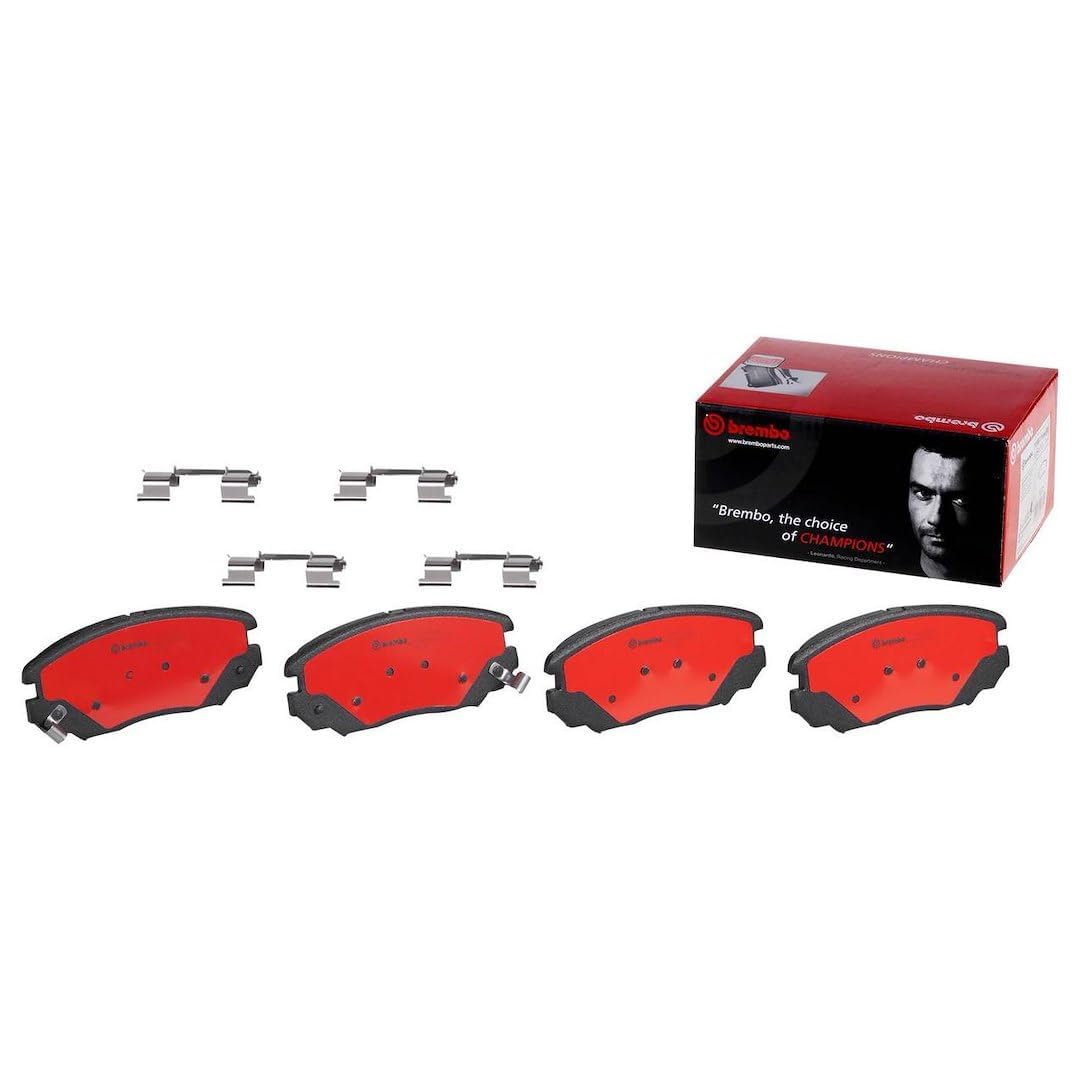 BREMBO P30038N Brembo P30038N Premium Ceramic Front Disc Brake Pad Set HYUNDAI/KIA OE# 581013LA11