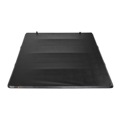 TRAILFX TFX3319 TrailFX Soft Tri-Fold Tonneau Cover Fits Ford F-150 2021-2026 Lockable Using Tailgate Handle 3 Panels and 2 Folds Black Vinyl with Aluminum Rails Top Rail Mount Truck Bed Cover TrailFX TFX3319