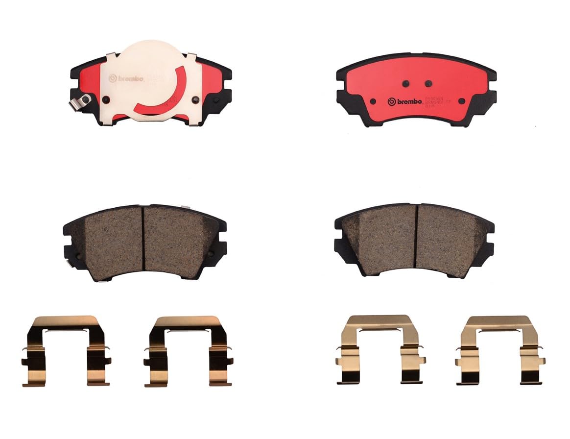BREMBO P59055N Brembo P59055N Premium Ceramic Front Disc Brake Pad Set BENTLEY/BUICK/BUICK (SGM)/CHEVROLET/CHEVROLET (SGM)/HOLDEN/OPEL/SAAB/VAUXHALL OE# 13237751