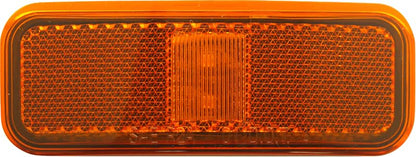 OPTRONICS MCL40ABBP Optronics - MCL40ABBP - 2LED YLW MARKER LIGHT W/REFLEX LENS