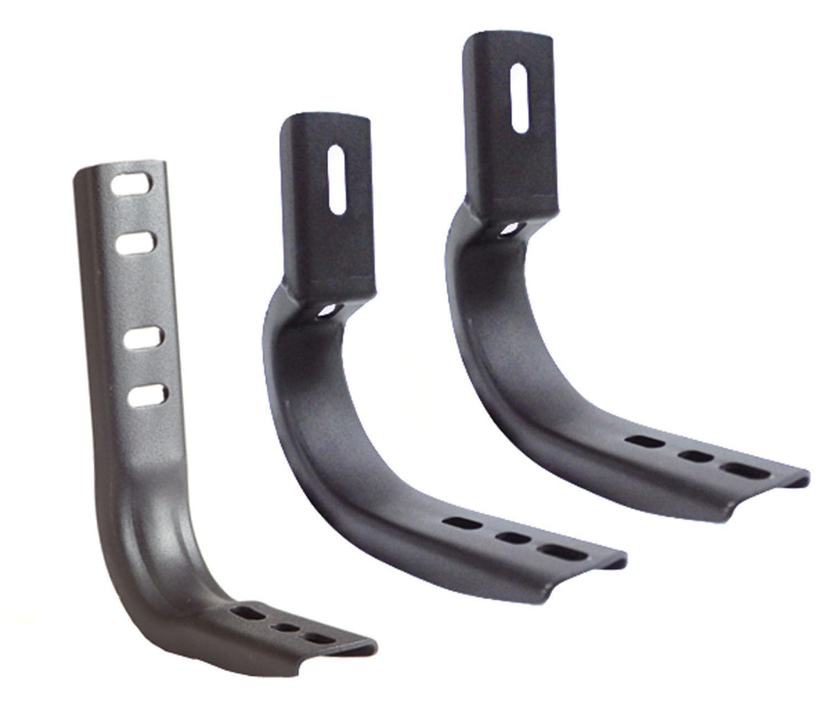 GO RHINO 6844355 Go Rhino OE Xtreme Brackets | Mild Steel, Textured Black | 6844355 | Fits 2022-2024 Toyota Tundra Crew Max/Double Cab Pickup