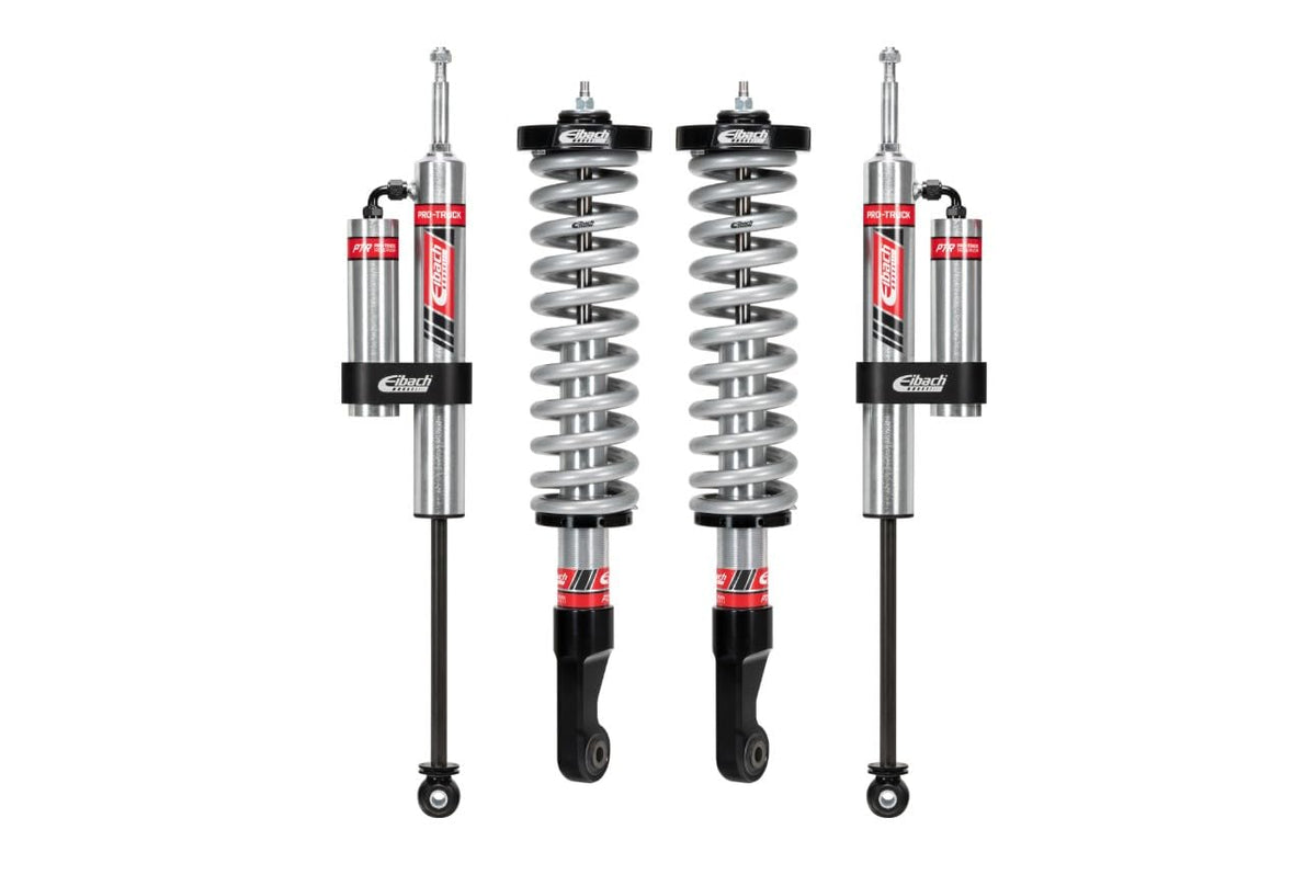 EIBACH E86-82-067-02-22 Eibach Suspension Lift Kit, PRO-TRUCK-LIFT STAGE 2R, 0 to 2-3/4 in Front Lift, 0 to 1-1/2 in Rear Lift, Reservoirs/Springs/Shocks, Toyota Fullsize Truck 2007-21, Kit