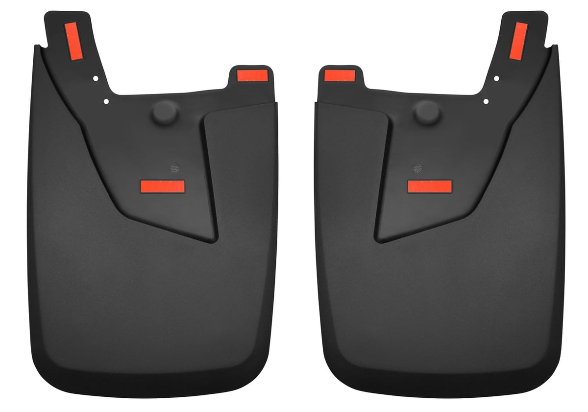 Husky Liners 59051 Husky Liners Custom Mud Guards – Fits 2019-2026 Dodge Ram 2500/3500 with Single Rear Wheels & OEM Fender Flares – Rear Set, 2-pc Black - 59051