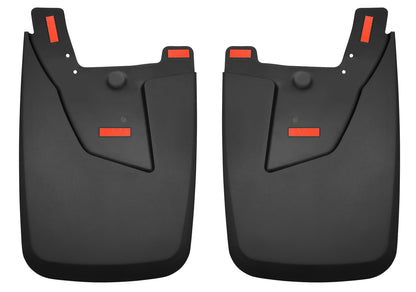 Husky Liners 59051 Husky Liners Custom Mud Guards – Fits 2019-2026 Dodge Ram 2500/3500 with Single Rear Wheels & OEM Fender Flares – Rear Set, 2-pc Black - 59051