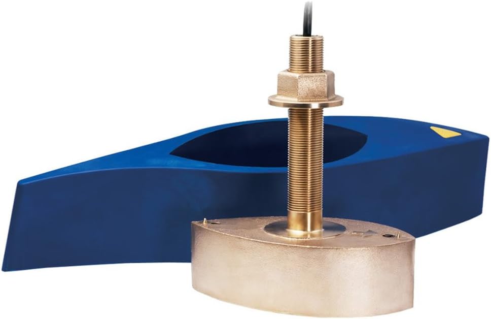 Furuno 526T-HDN Bronze Broadband Thru-Hull Transducer w/Temp and Hi-Speed Fairing Block, 1kW (No Plug)