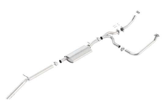 BORLA 140634 BORLA 140634 Cat-Back Performance Exhaust System for 2012-2018 Jeep Wrangler JKU 3.6L V6, Automatic/Manual Transmission 2 & 4 Wheel Drive 4 Door. High Clearance Climber System.