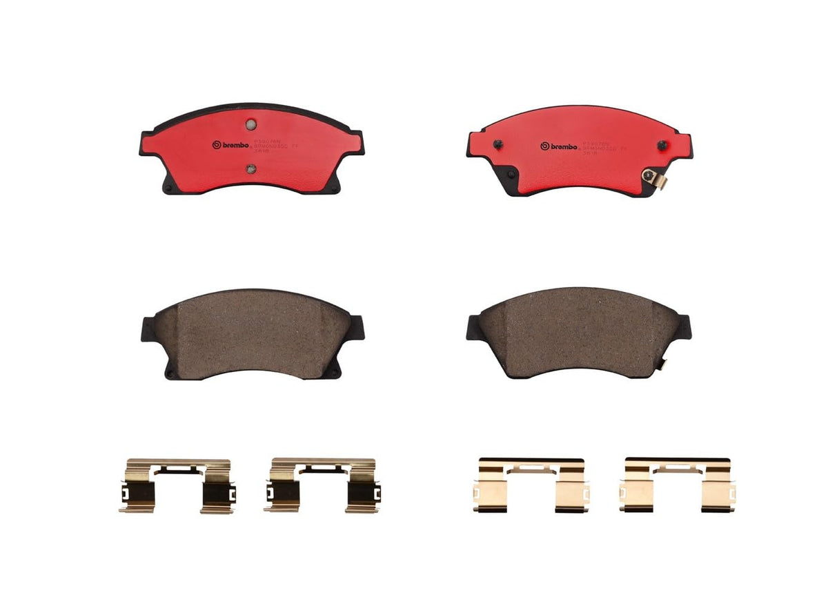 BREMBO P59076N Brembo P59076N Premium Ceramic Front Disc Brake Pad Set BUICK (SGM)/CHEVROLET/CHEVROLET (SGM)/HOLDEN/OPEL/VAUXHALL OE# 1605169