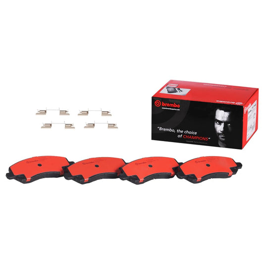 BREMBO P54030N Brembo P54030N Premium Ceramic Front Disc Brake Pad Set CHRYSLER/CITROËN/DODGE/HYUNDAI/JEEP/LANCIA/MITSUBISHI/MITSUBISHI (BJC)/MITSUBISHI (SOUEAST)/PEUGEOT OE# 4605A879