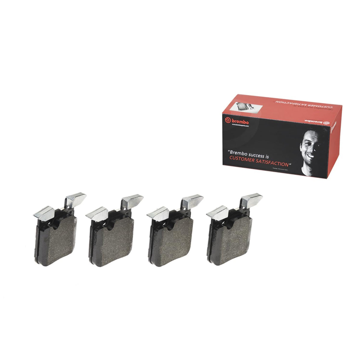 BREMBO P06087 Brembo P06087 Low-Met Rear Disc Brake Pad Set BMW/BMW (BRILLIANCE) OE# 34216887576