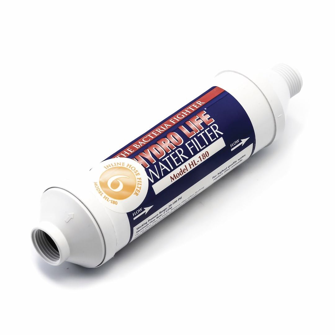 CAMCO 52133 Camco Hydro Life 52133 HL-180 Disposable Inline Hose Filter