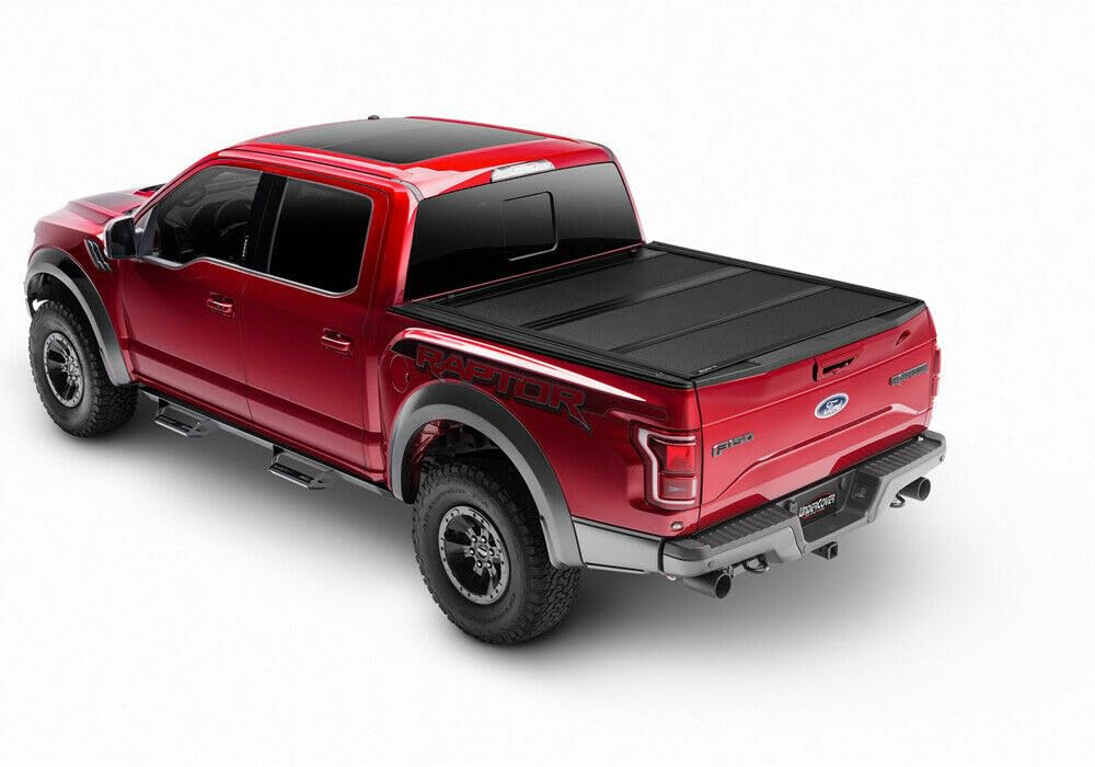 UNDERCOVER AX42017 RealTruck Undercover ArmorFlex Hard Folding Truck Bed Tonneau Cover | AX42017 | Fits 2022-2025 Toyota Tundra (w/o Trail Special Edition Boxes) 5' 7" Bed (66.7")