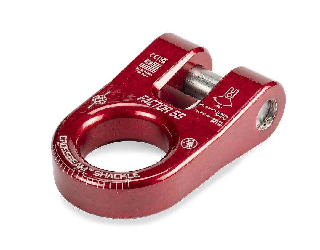 FACTOR 55 00054-01 Factor 55-00054-01 - CROSSBEAM SHACKLE RED