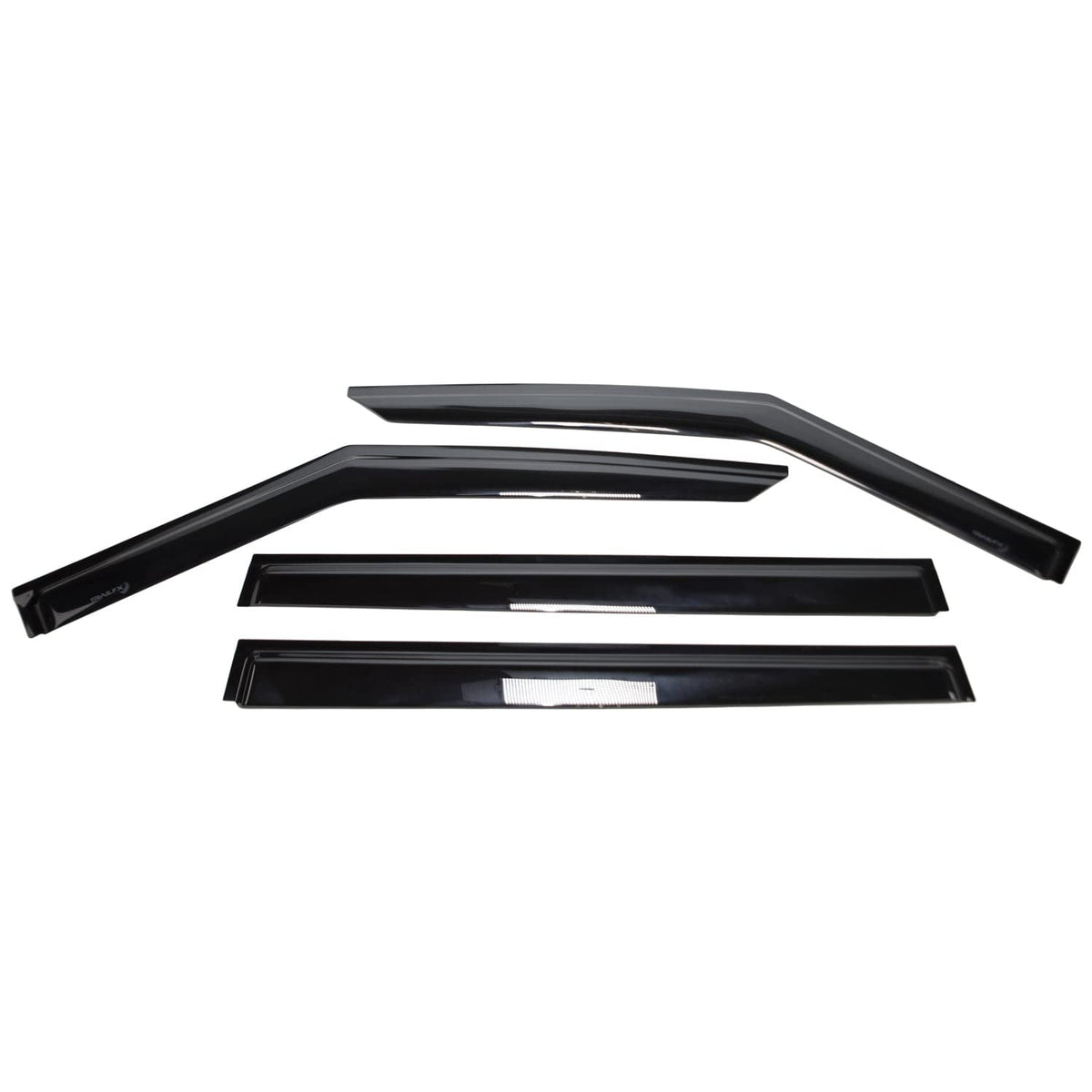 TRAILFX 4818H TRAILFX Rain Guard Tape On Window Vent Visors Acrylic with A Smoke Tint 4 Piece Compatible with 20-21 Explorer - 4818H