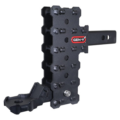 GEN-Y HITCH GH-13155X Phantom-X 2 Hollow Shank 7 Offset Drop .7K TW 7K Hitch and GH-13051X Platinum Ball MOUN