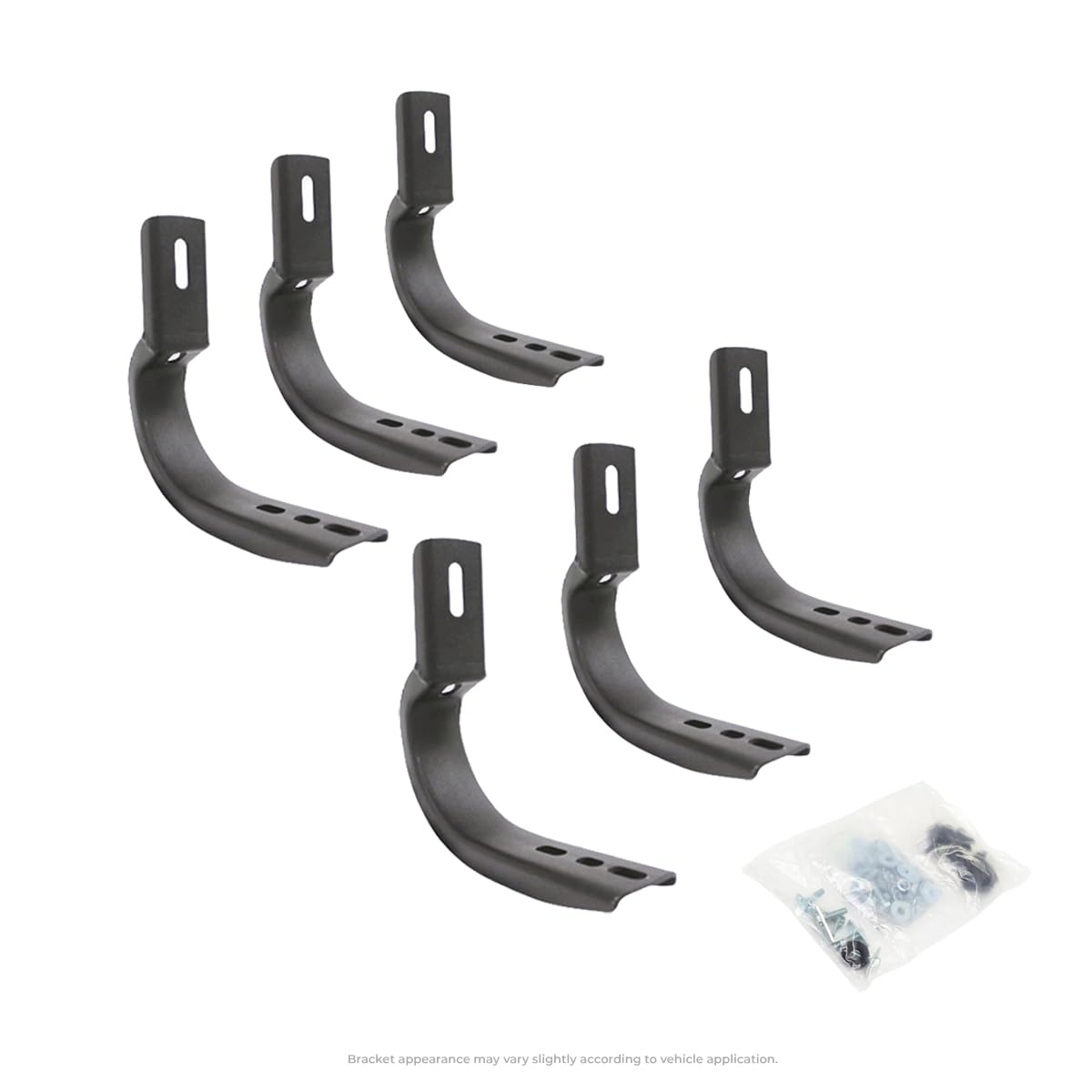 Go Rhino! 6844325 Go Rhino OE Xtreme Brackets – Mild Steel, Textured Black – 6844325 – Fits 2024 Toyota Tacoma Double Cab