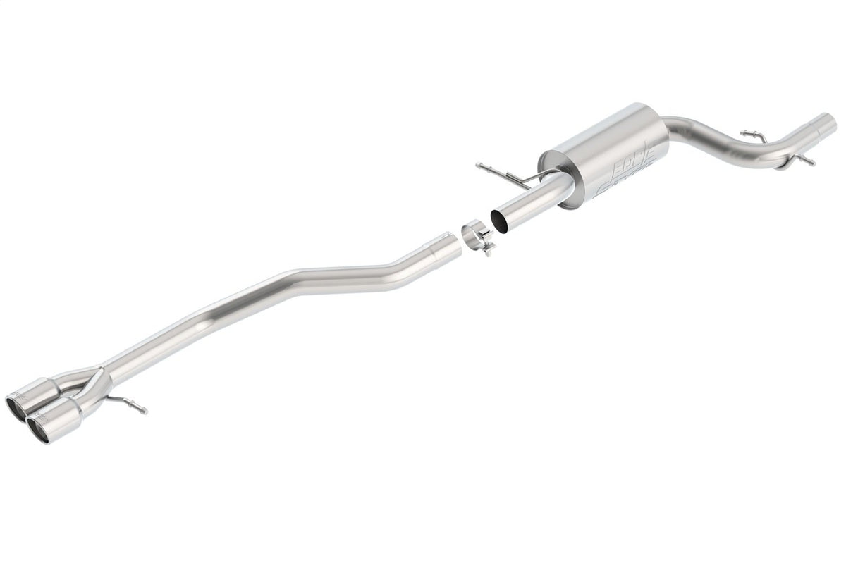 BORLA 140472 BORLA 140472 Cat-Back Performance Exhaust System for 2012-2018 Volkswagen Jetta GLI MK6 2.0L 4 Cyl. Turbo/ 2014-2018 1.8L Turbo Automatic/Manual Transmission Front Wheel Drive 4 Door.