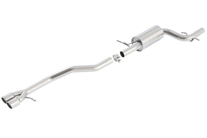 BORLA 140472 BORLA 140472 Cat-Back Performance Exhaust System for 2012-2018 Volkswagen Jetta GLI MK6 2.0L 4 Cyl. Turbo/ 2014-2018 1.8L Turbo Automatic/Manual Transmission Front Wheel Drive 4 Door.