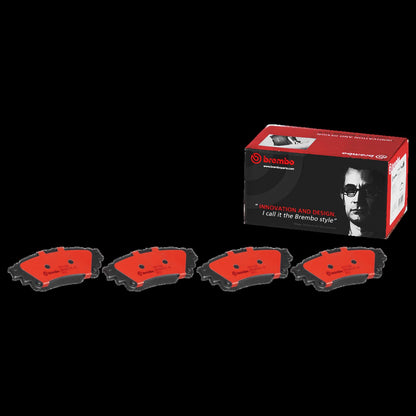 BREMBO P83132N Brembo P83132N Premium Ceramic Rear Disc Brake Pad Set LEXUS OE# 044663031179