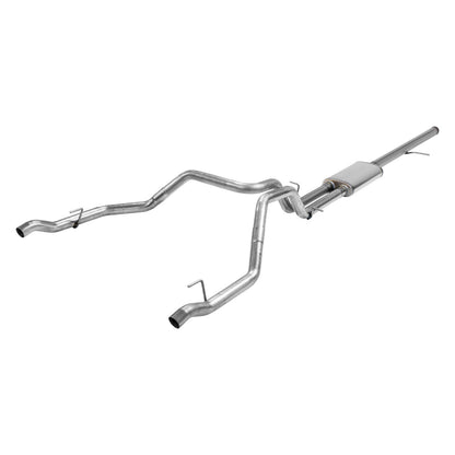 Flowmaster 717894 Flowmaster 717894 FlowFX Cat-Back Exhaust Kit 3 Inch to 2.5 Inch 409 Stainless Steel Compatible with 2019-2024 New Body Chevy Silverado GMC Sierra 1500 Crew Cab/Double Cab 5.3L Dual Exhaust