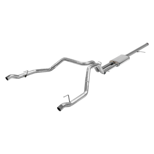 Flowmaster 717894 Flowmaster 717894 FlowFX Cat-Back Exhaust Kit 3 Inch to 2.5 Inch 409 Stainless Steel Compatible with 2019-2024 New Body Chevy Silverado GMC Sierra 1500 Crew Cab/Double Cab 5.3L Dual Exhaust