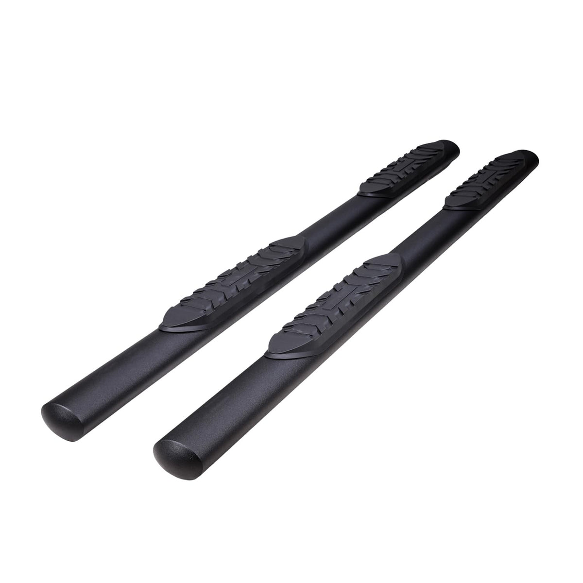 TRAILFX A1558T TrailFX A1558T TFX 4 Inch Oval Tube Side Steps Nerf Bar Fits 2022-2025 Toyota Tundra Crew Max Black Powder Coated Steel Welded End Caps Rocker Panel Mount with Slip-Resistant Step Pads