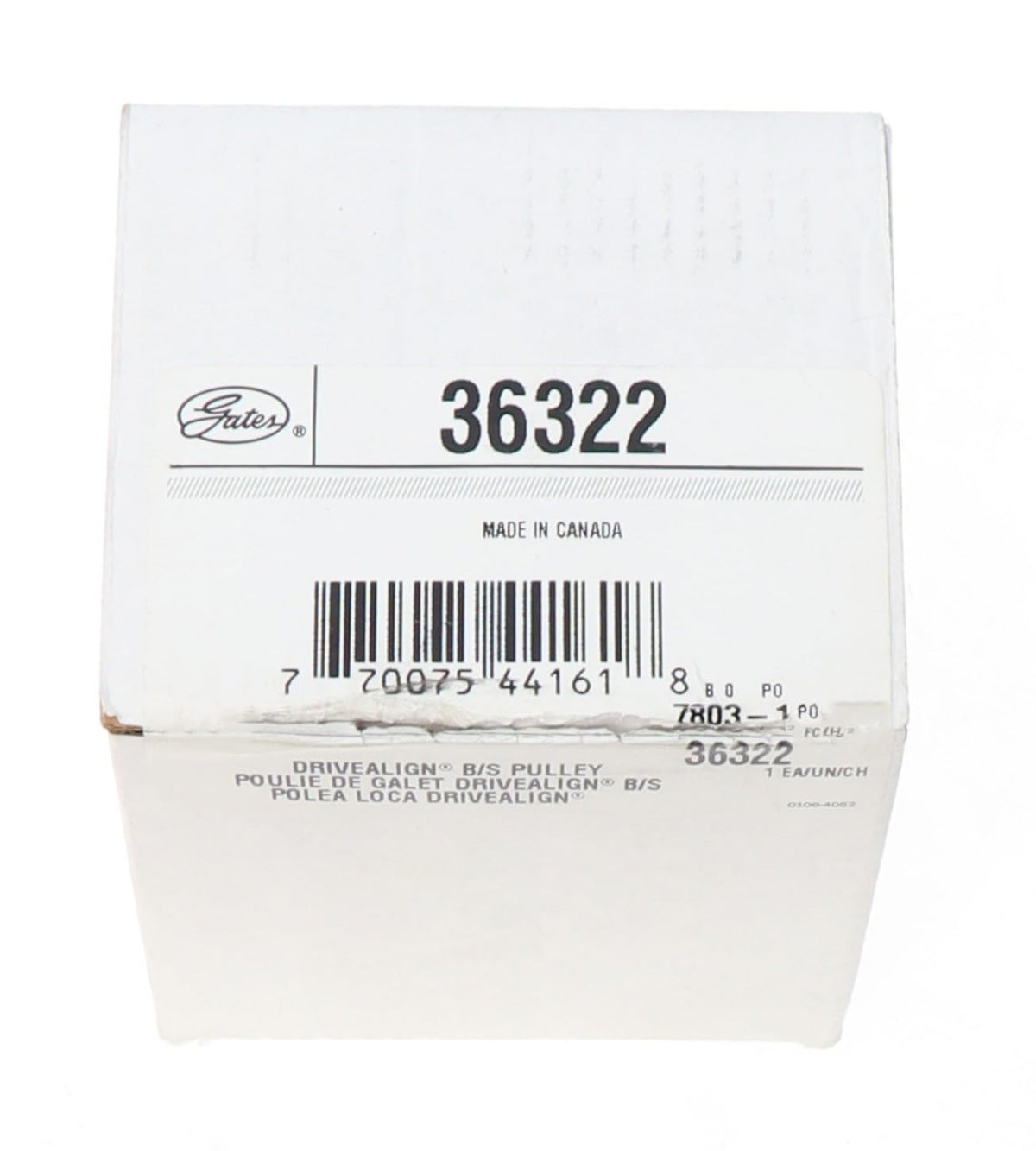 Gates 36322 BELT DRIVE PULLEY
