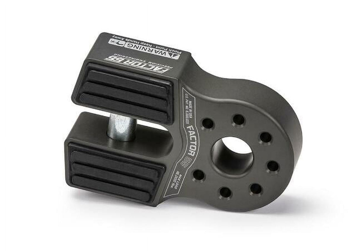 FACTOR 55 00050-06 Factor 55 Flatlink Shackle Mount Winch, Designed for use Steel or Synthetic Ropes up to 6,000 lbs - Gray