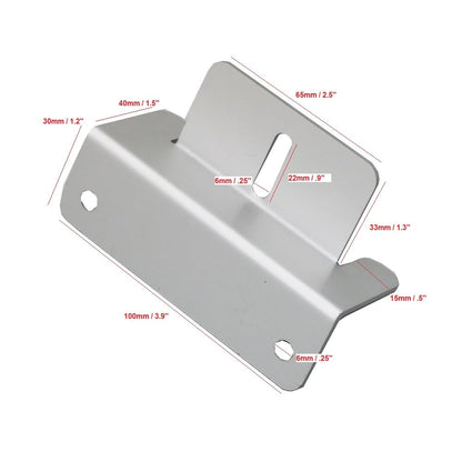AIMS POWER PV-ALBRACKET AIMS Solar Panel Z Bracket Mounting Kit 4 Piece Set – RVs, Boats, Vans