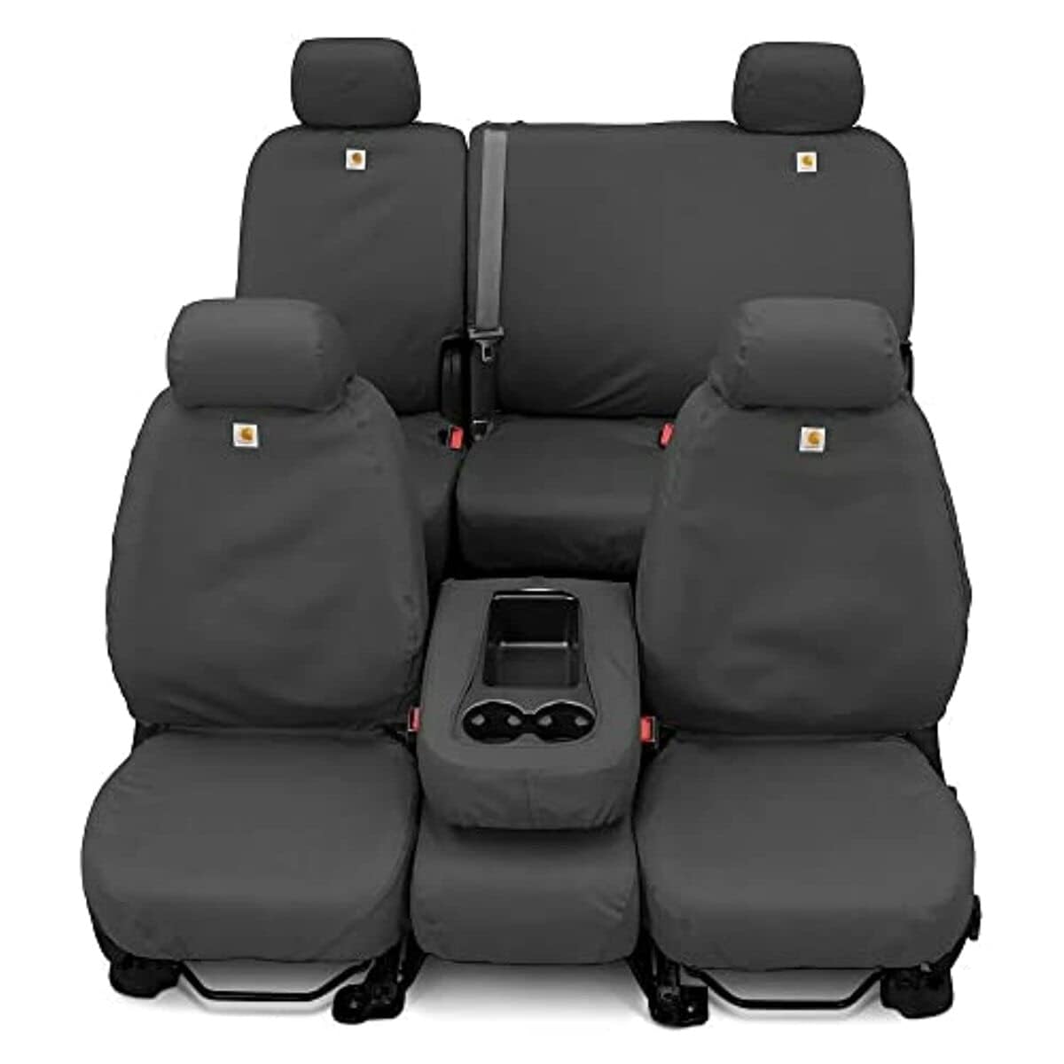 Covercraft SSC2427CAGY Covercraft Carhartt SeatSaver Front Row Custom Fit Seat Cover for Select Cadillac/Chevrolet/GMC Models - Duck Weave (Gravel) - SSC2427CAGY