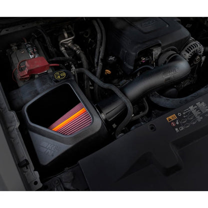 K&N FILTER 50-3070 K&N NextGen Cold Air Intake System: High-Flow Cotton Filter: Compatible with 2009-2014 Cadillac/Chevrolet/GMC: Escalade, Avalanche, Silverado, Suburban, Tahoe, Sierra, Yukon, 50-3070