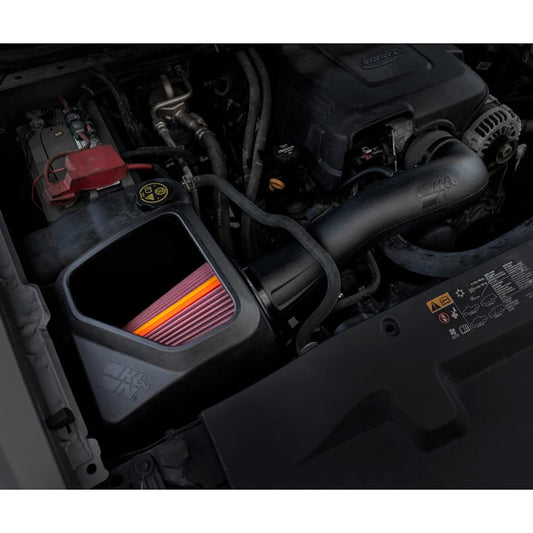 K&N FILTER 50-3070 K&N NextGen Cold Air Intake System: High-Flow Cotton Filter: Compatible with 2009-2014 Cadillac/Chevrolet/GMC: Escalade, Avalanche, Silverado, Suburban, Tahoe, Sierra, Yukon, 50-3070