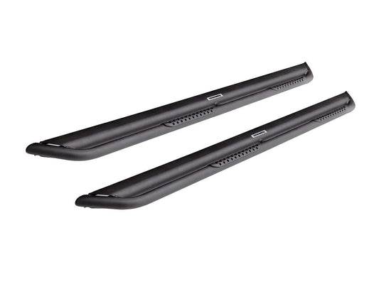 GO RHINO DS4131T RealTruck Dominator Xtreme DS SideSteps - Complete Kit: Sidestep + Brackets | Mild Steel, Textured Black | DS4131T | Fits 2021-2026 Ford Bronco 2-Door (Excludes Bronco Sport)